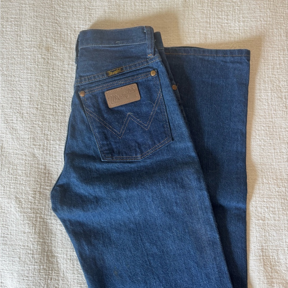 WRANGLERS High Waisted Women’s Dark Blue Jeans 24 inch waist